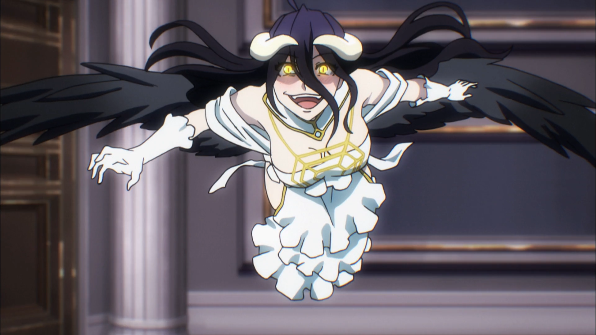 Overbooru Image Character Albedo General Anime Overlord S General Screencap